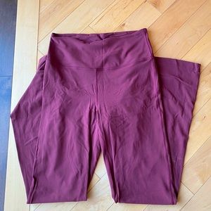 Lululemon wide leg leggings.